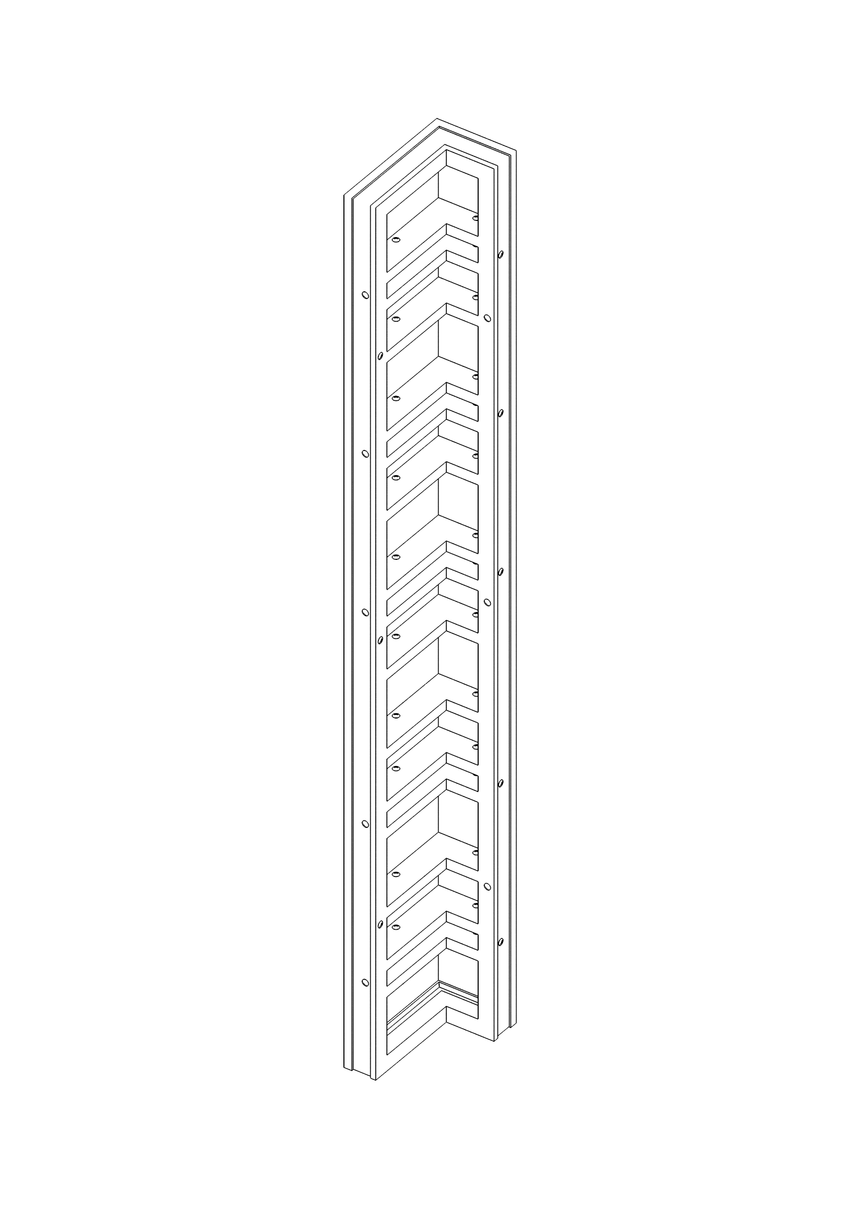 Внутренний правый угол TE стеновой опалубки PERI TRIO ST 330x50x30
